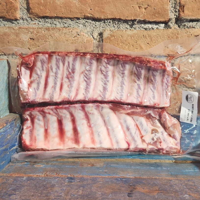 Baby Back Ribs (500 GRS APROX) $7.990 x KL